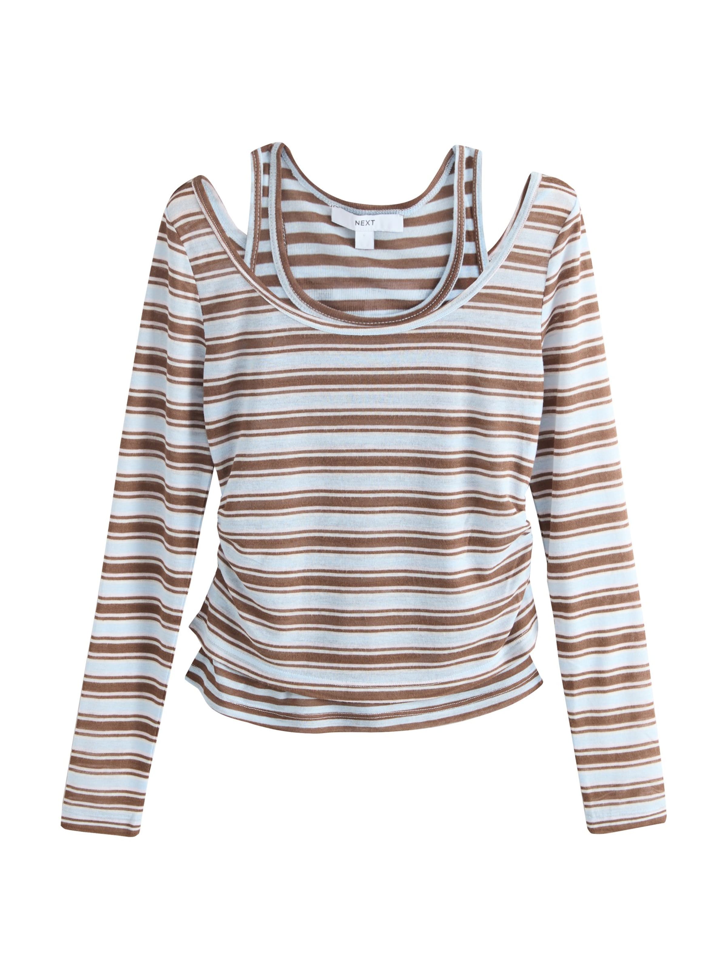 Next - Camiseta en azul: frente