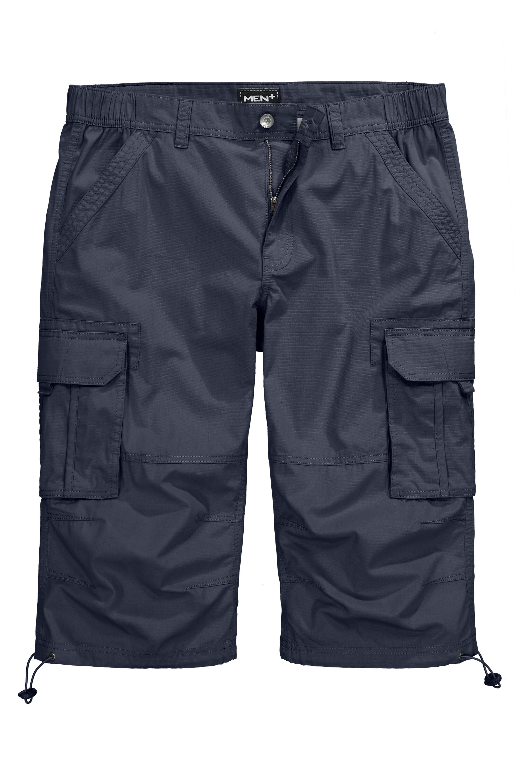 Men Plus Regular Cargo trousers in Blue: front