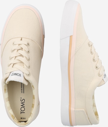 TOMS Matalavartiset tennarit 'ALPARGATA FENIX LACE UP' värissä beige