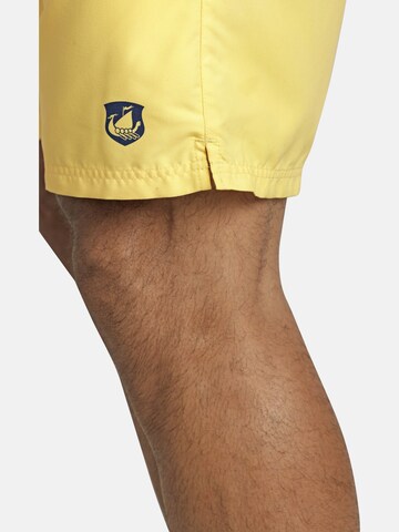 Jan Vanderstorm Board Shorts ' Marbod ' in Yellow