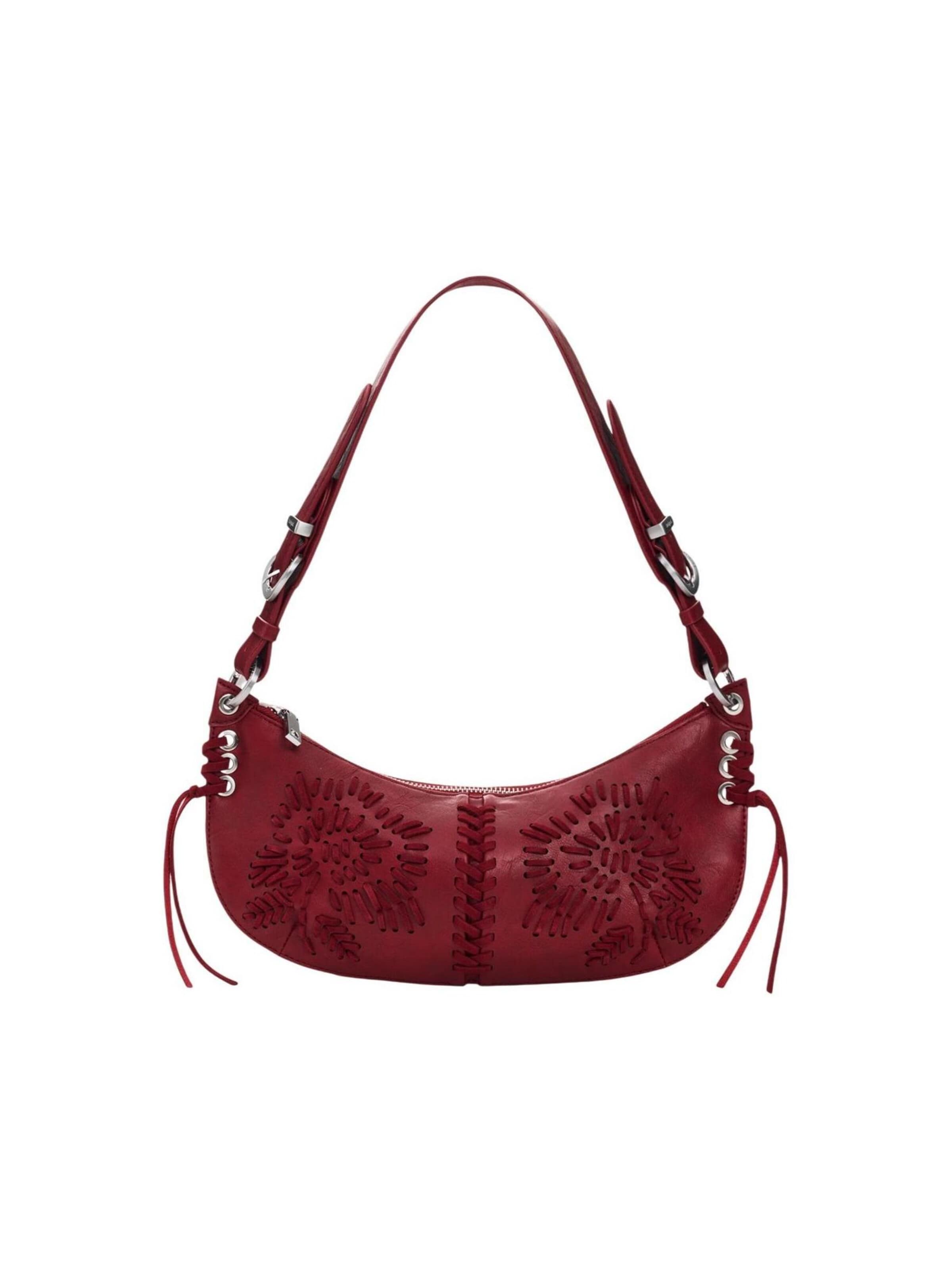 Desigual - Bolso de hombro 'BAG_ALISIO CASTRES LONG 26WAXP81' en rojo: frente