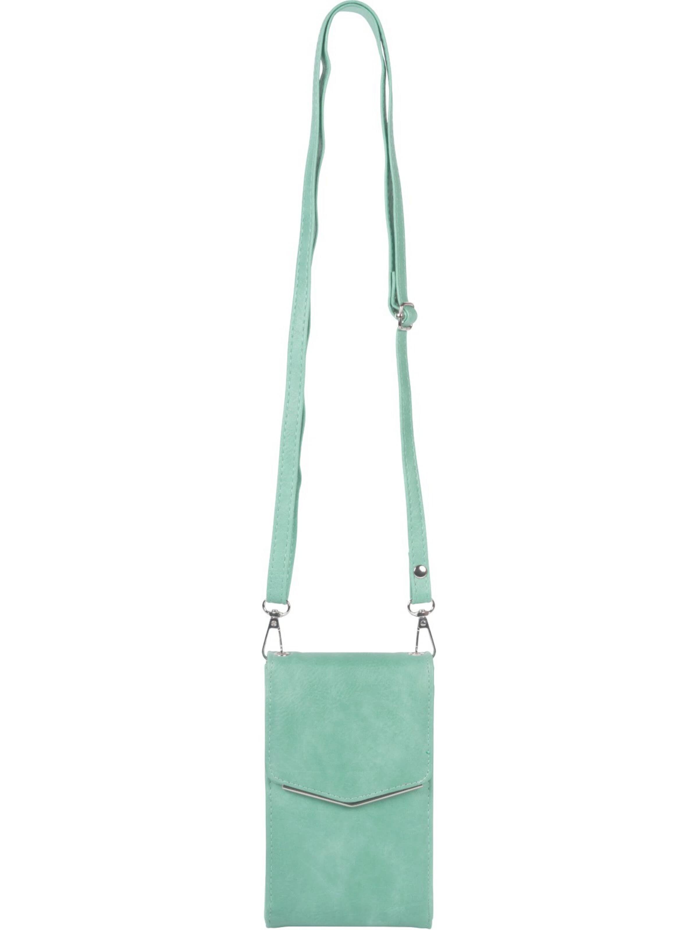 styleBREAKER Umhängetasche 'Mini Handy Umhängetasche'‌‌‌‌‌‌‌‌‌ in One Size in türkis, Produktansicht