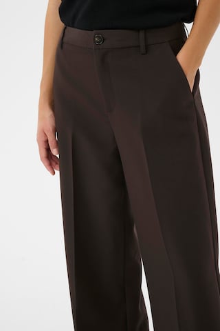 Part Two Wide leg Pants 'Ninnesa' in Brown