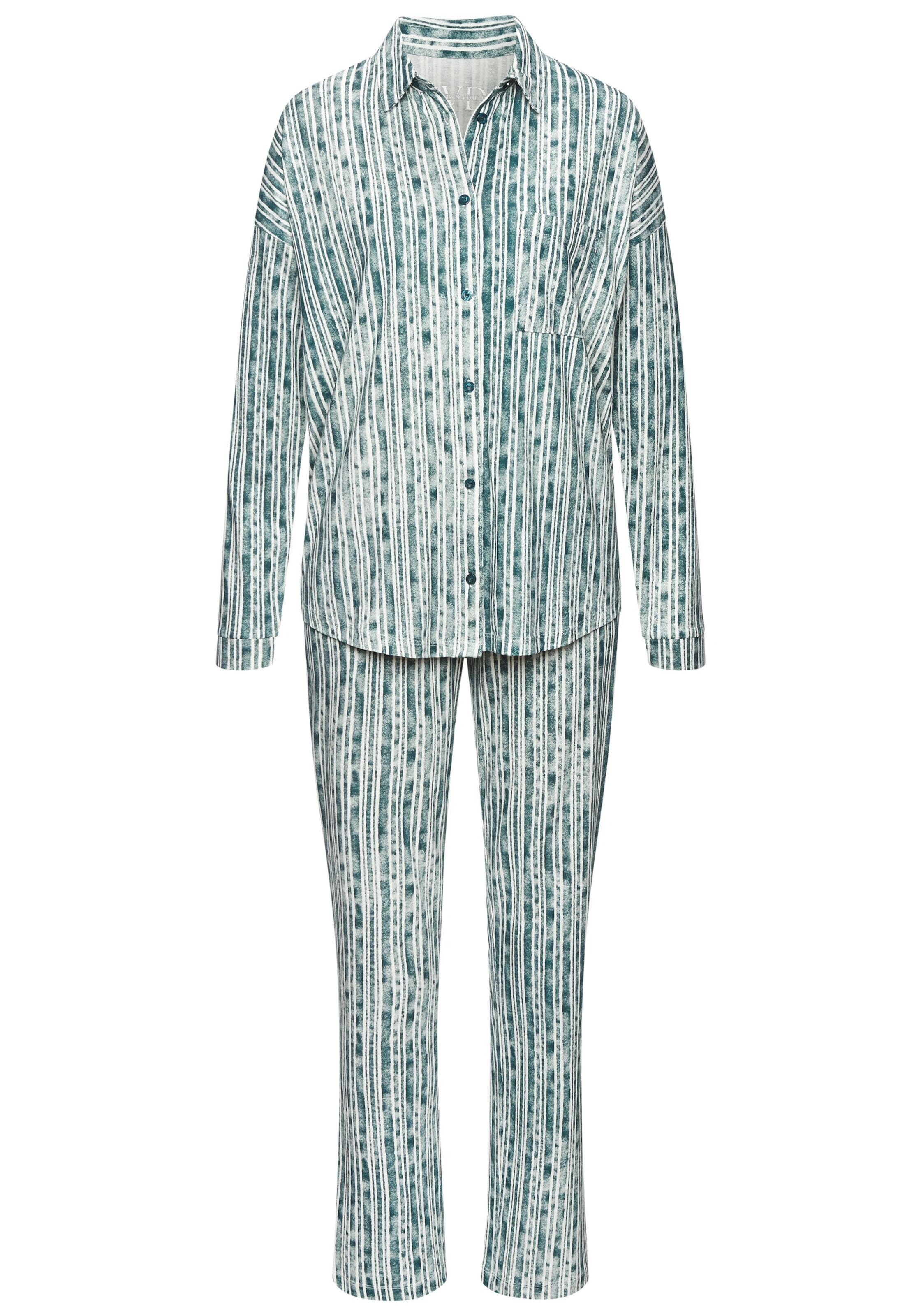 VIVANCE Piżama w kolorze niebieski: przód