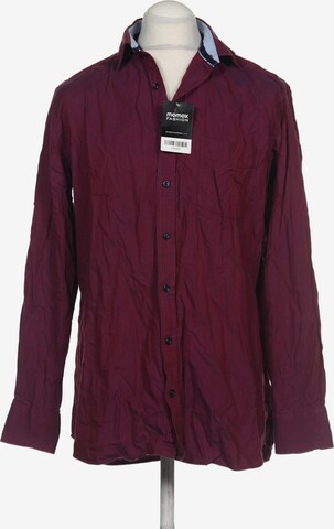 Walbusch Button Up Shirt in L in Red: front
