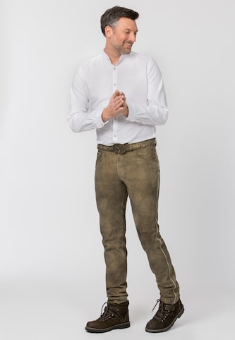 STOCKERPOINT Regular Trachtenhose 'Marlon' in Braun