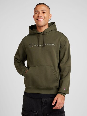 Champion Authentic Athletic Apparel Sweatshirt in Groen: voorkant