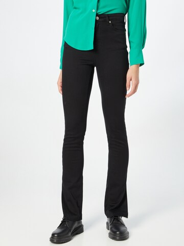 NA-KD Skinny Jeans in Black: front