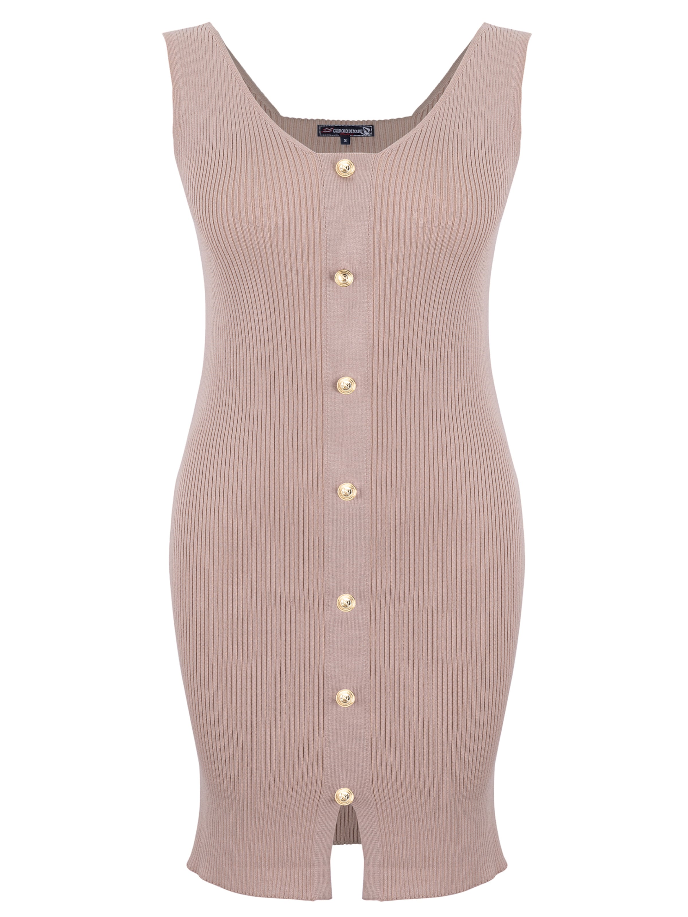 Giorgio di Mare Pletené šaty 'Siara' - Hnedá: predná strana