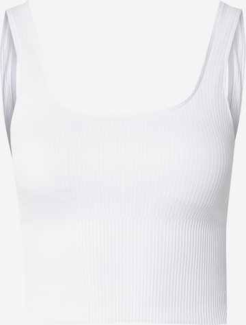 Aim'n Medium Support Sports Bra in White: front