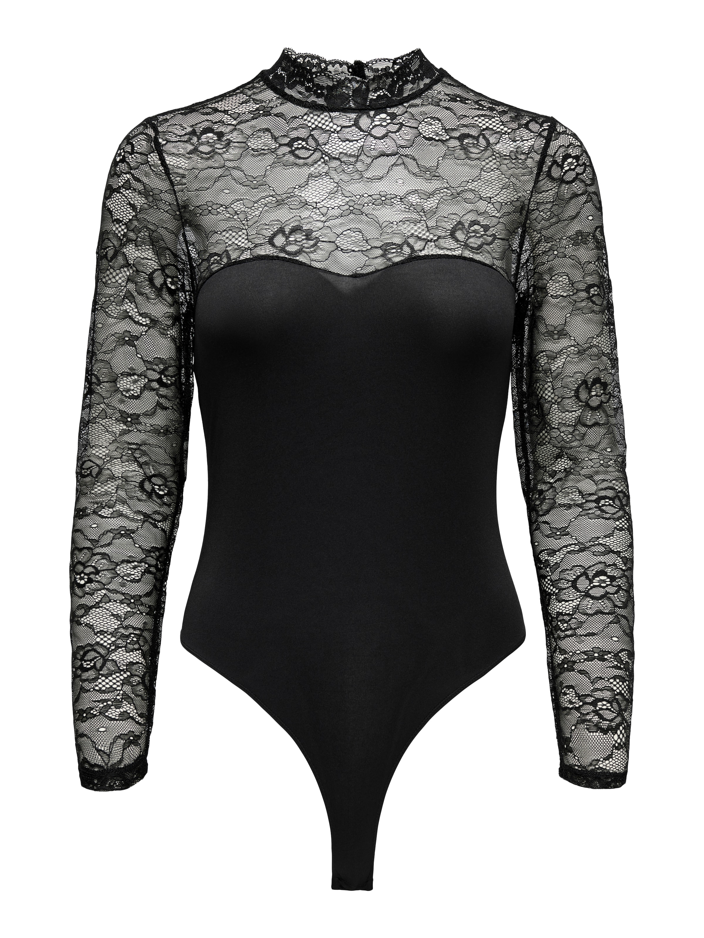 ONLY Rövid body 'ONLSia' - fekete: elől