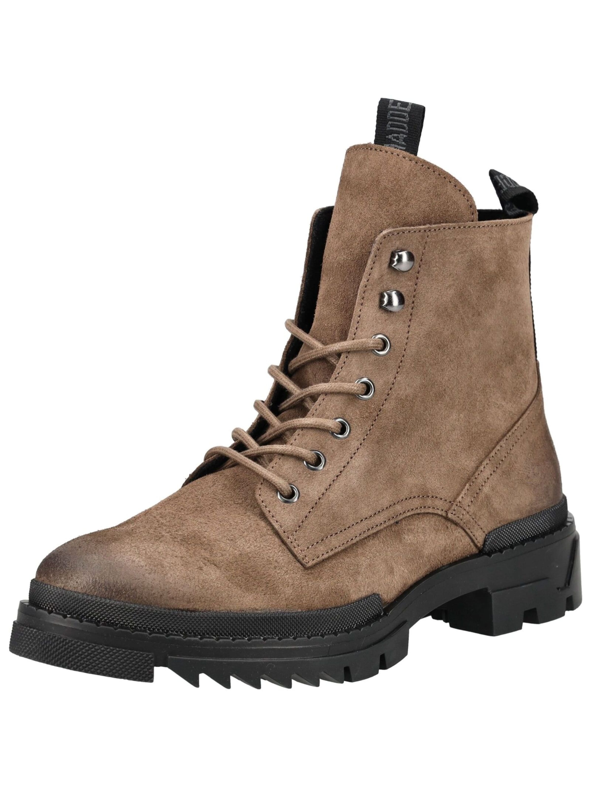 STEVE MADDEN Lace-up boots in Grey: front