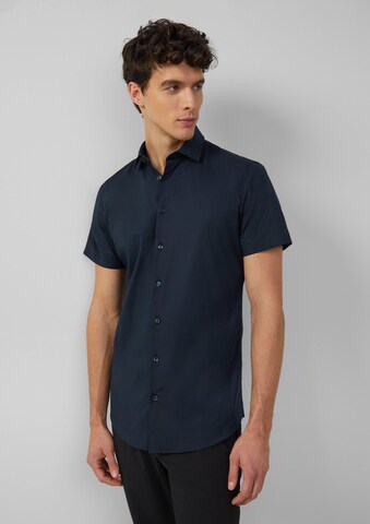 s.Oliver BLACK LABEL Regular fit Overhemd in Blauw