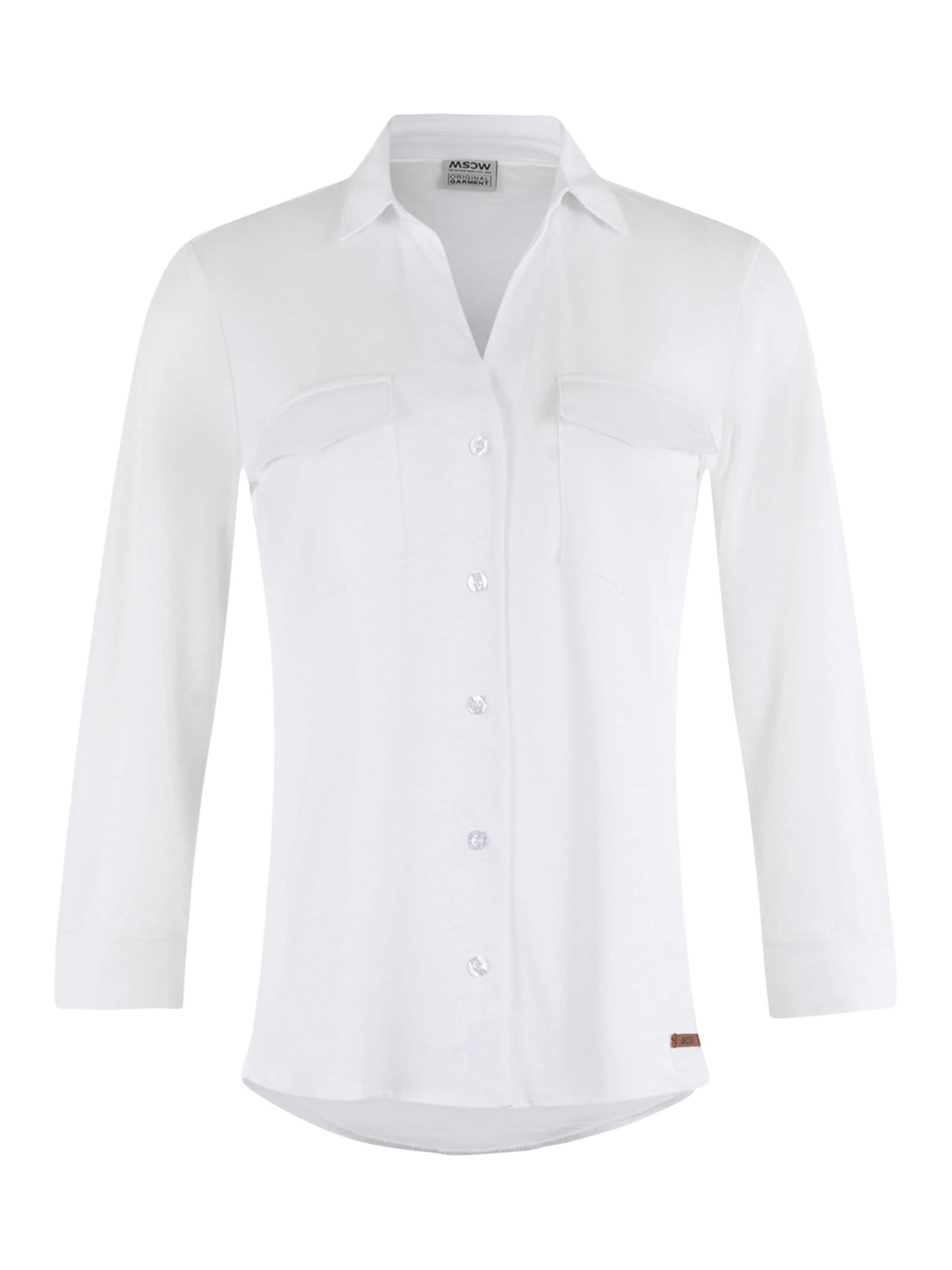 MSCW Bluse 'Twilight'‌‌‌‌ in Weiß: Vorderseite