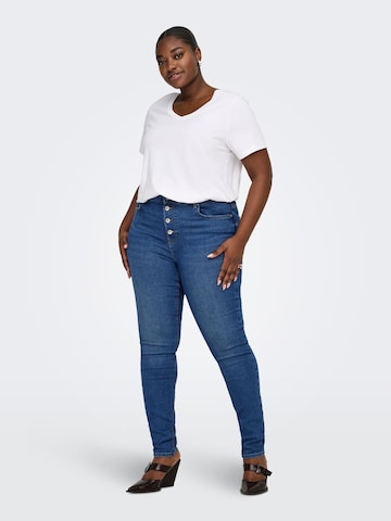 ONLY Carmakoma Skinny Jeans 'CARLola' in Blauw
