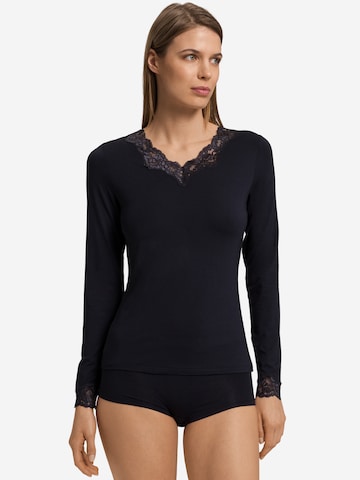 Chemise de nuit 'Dana' Hanro en noir : devant