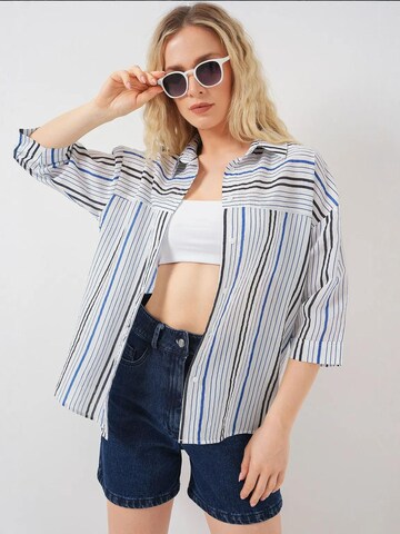 Chemisier Bigdart en bleu