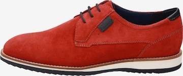 SIOUX Lace-Up Shoes in Red: front