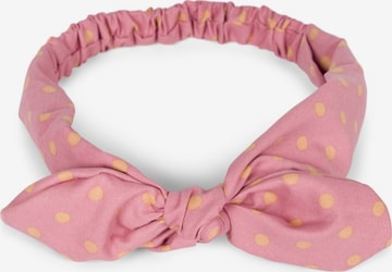 styleBREAKER Hair jewelry 'Haarband mit Punkte Muster und Schleife' in Pink: front
