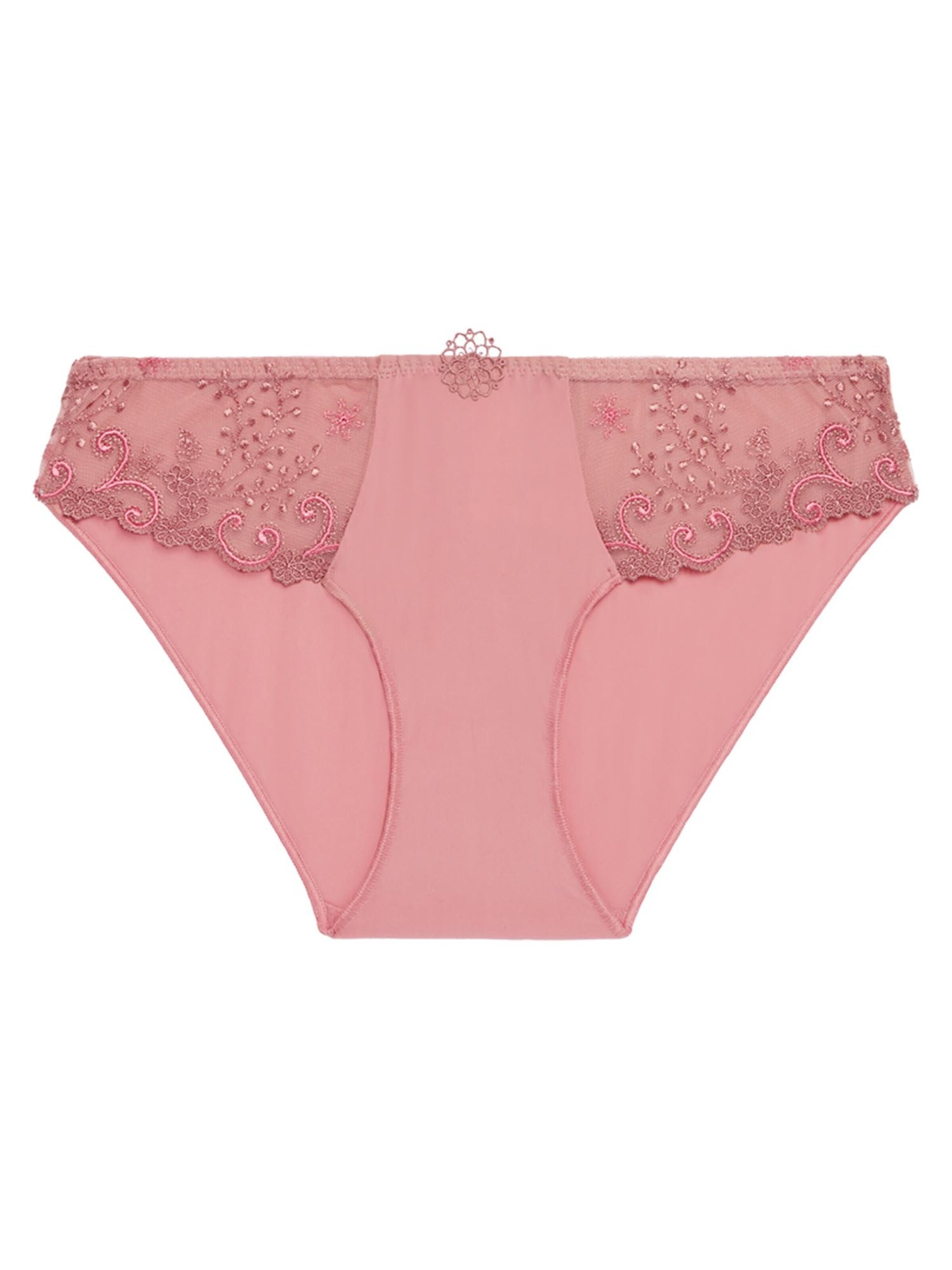 Simone Perele Slip 'Délice' in Roze: voorkant