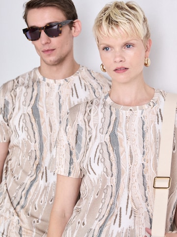 Carlo Colucci T-Shirt 'Erroi' in Beige