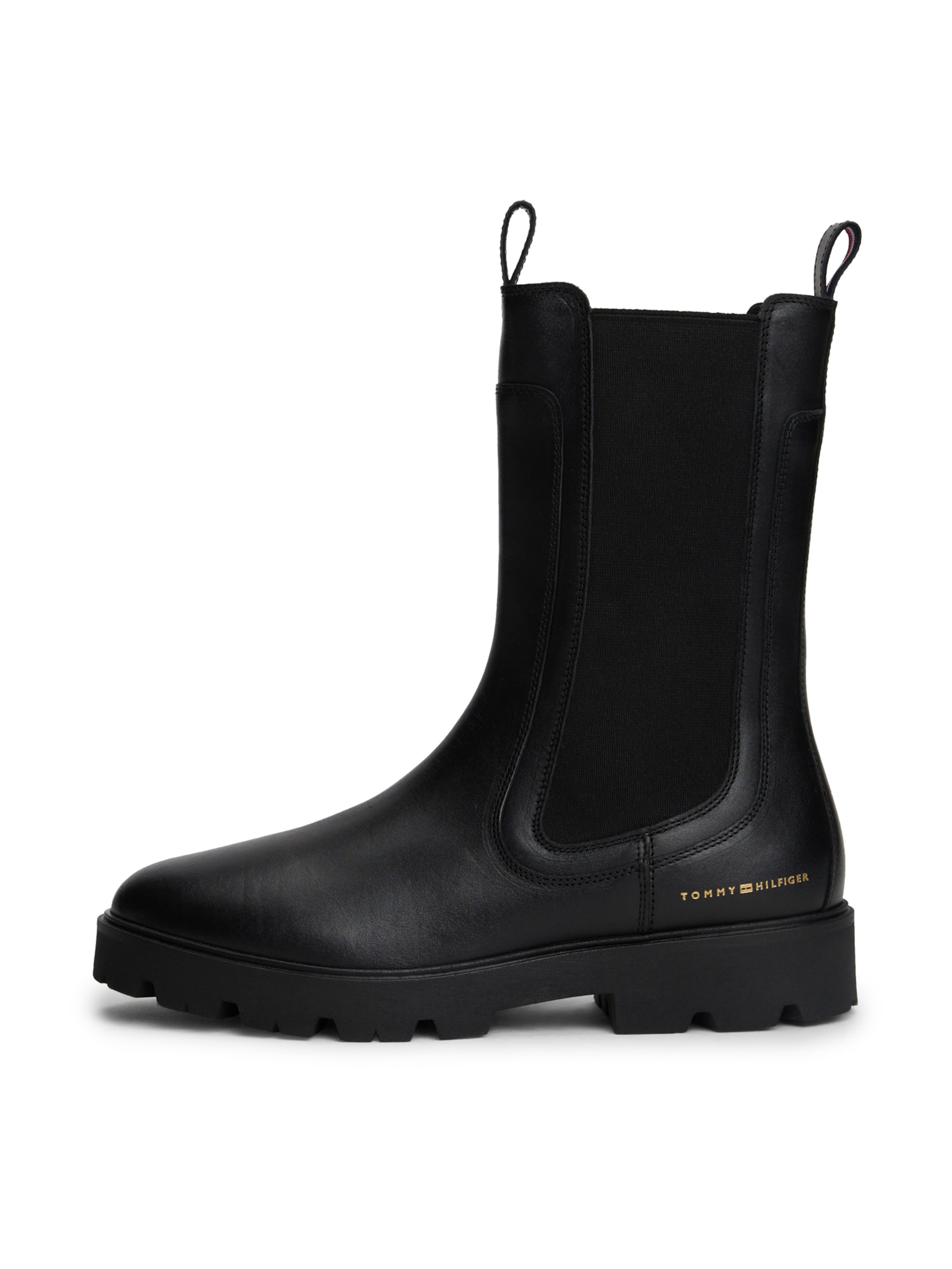 TOMMY HILFIGER Chelsea boots in Zwart: voorkant