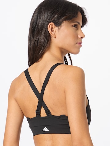 ADIDAS PERFORMANCE Bustier Sport bh in Zwart