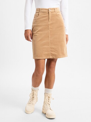Marie Lund Rock in Beige: Vorderseite