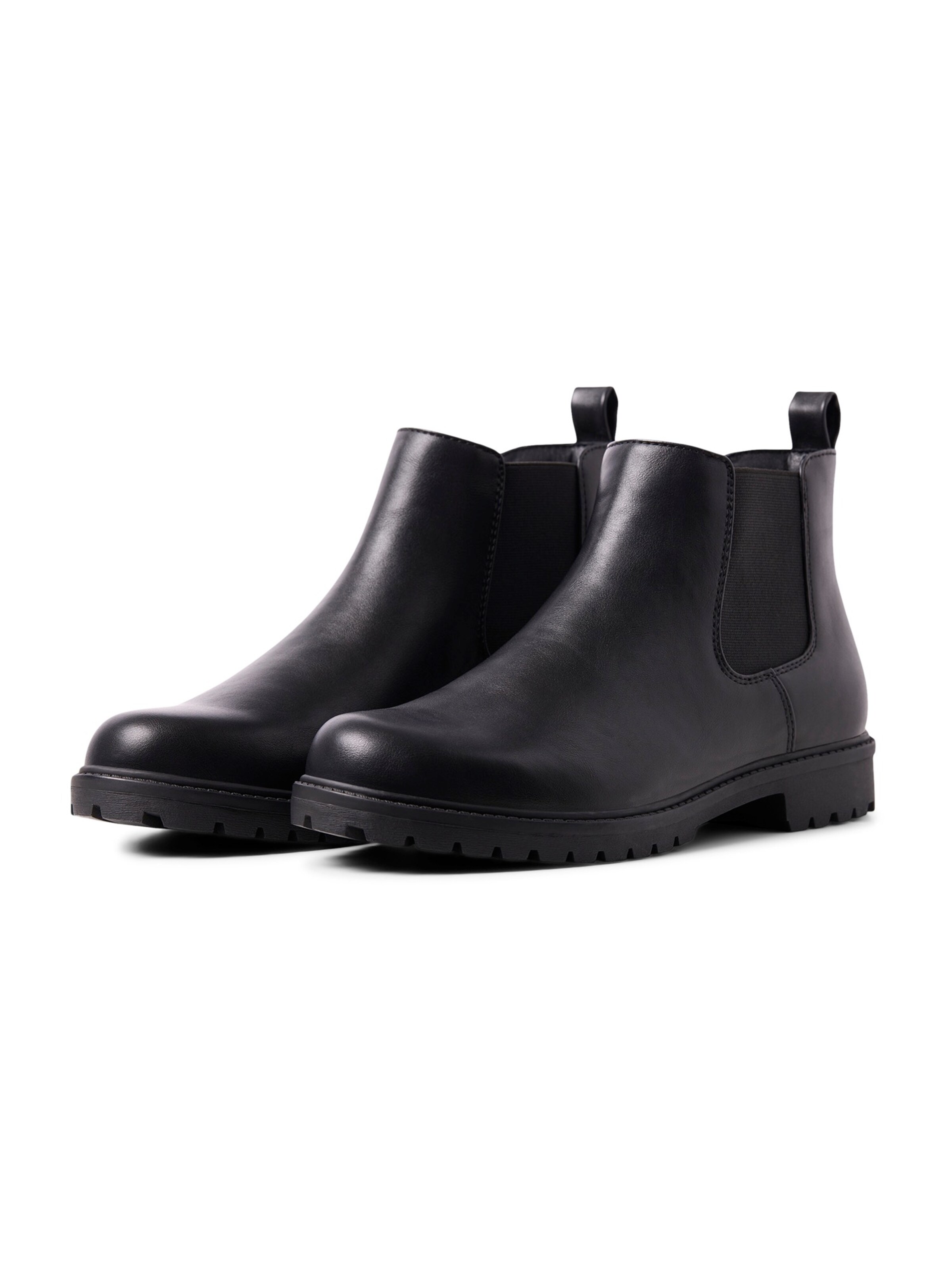 Boots chelsea 'JFWDUNELAND' di JACK & JONES in nero