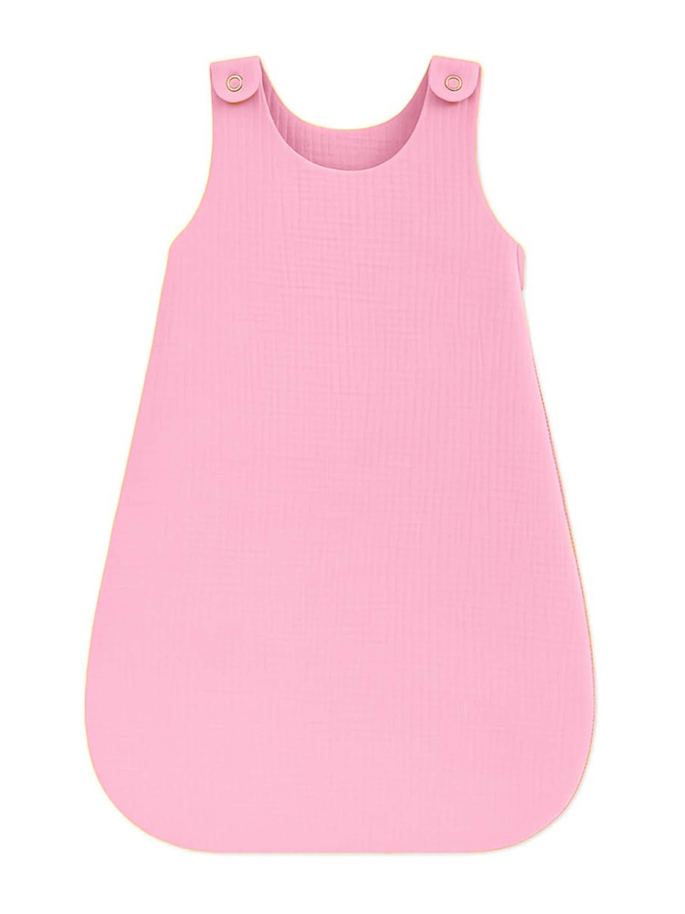 Sac de couchage 'Organic Cotton Summer Sleeping Bag' PAPATE en rose : devant
