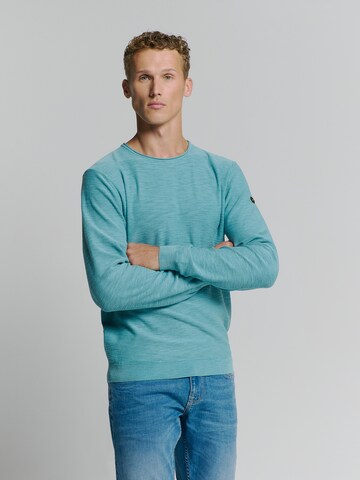 No Excess Pullover in Blau: Vorderseite