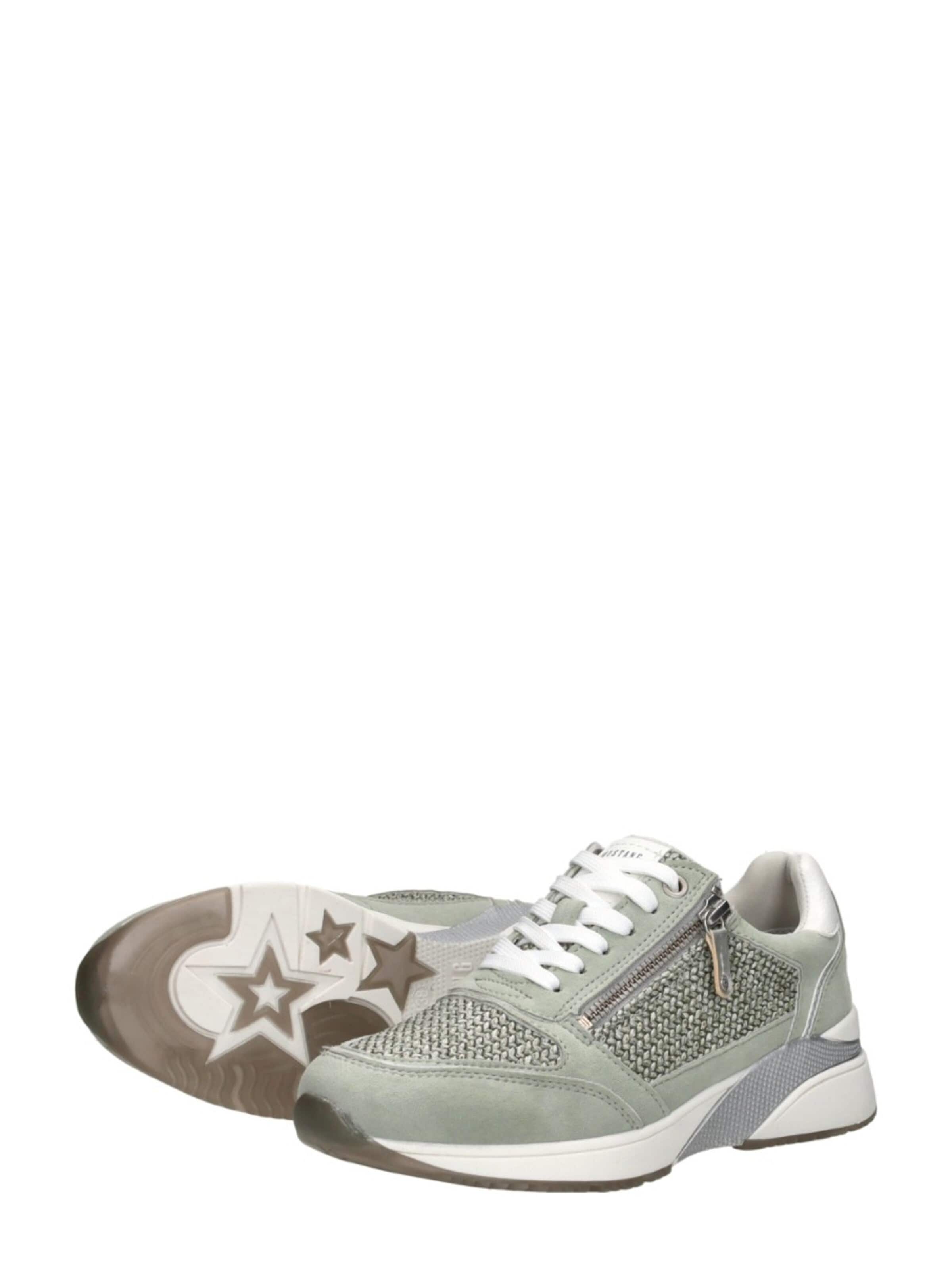 MUSTANG Sneakers laag 'Sneakers Laag' in Groen