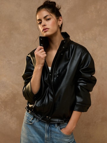Next Between-season jacket in Black: front