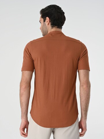 Coupe regular Chemise Antioch en marron