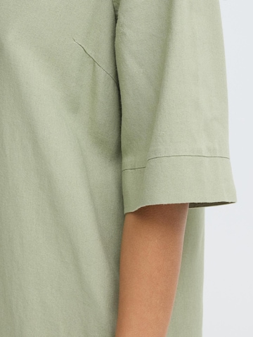 Oxmo - Vestido ' OXNInna Leinen Mix ' en verde