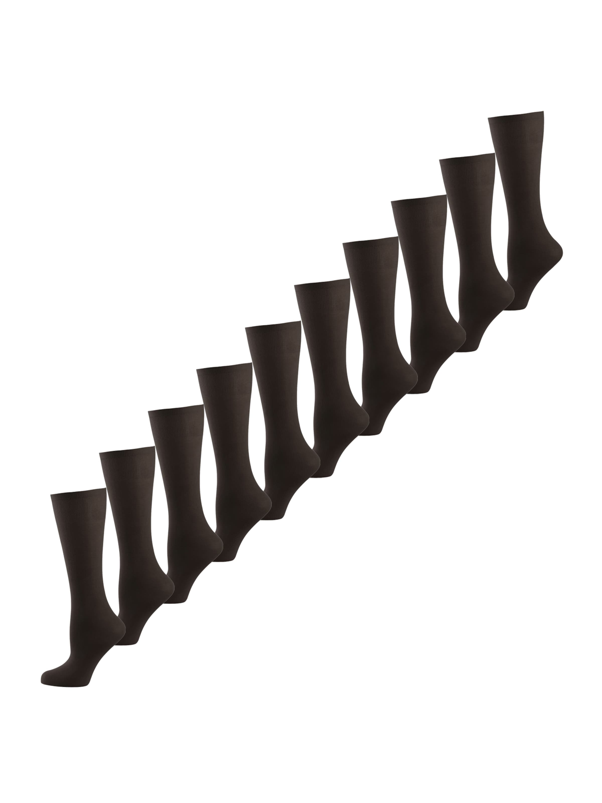 Nur Die Kniekousen in Zwart: voorkant