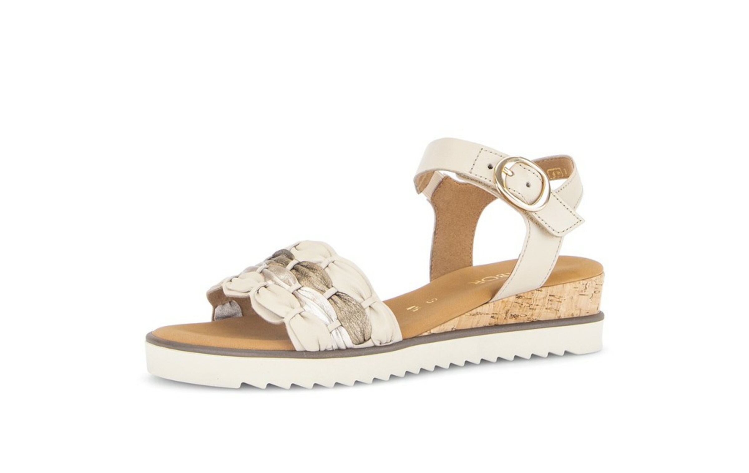 GABOR Sandaal in Beige: voorkant