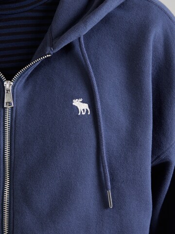Abercrombie & Fitch Sweat jacket in Blue