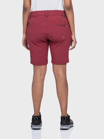 Schöffel Regular Outdoor trousers 'Toblach2' in Red