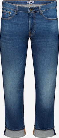 ESPRIT Slimfit Jeans in Blauw: voorkant