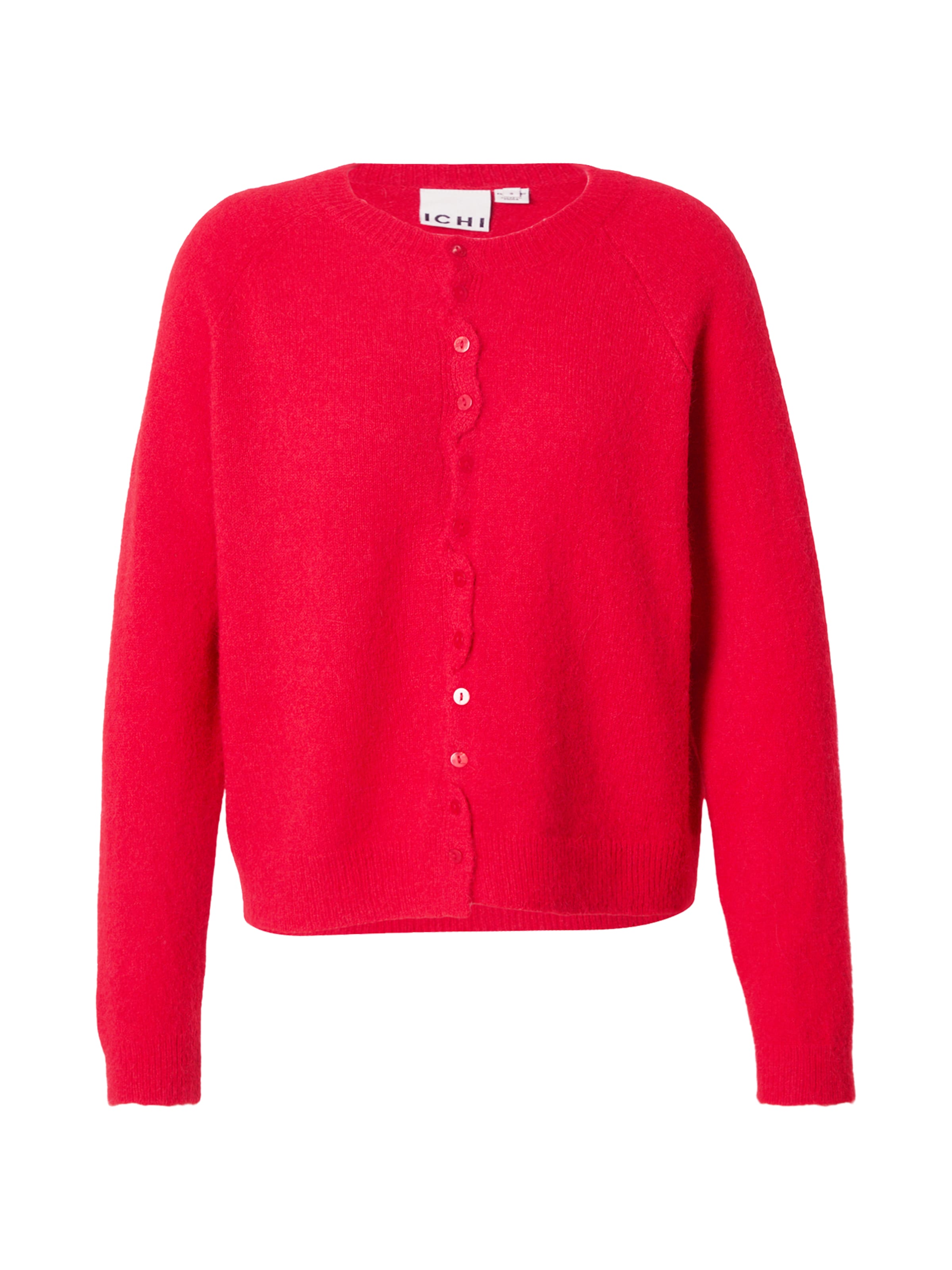 Cardigan 'IHSAGE' ICHI en rouge : devant
