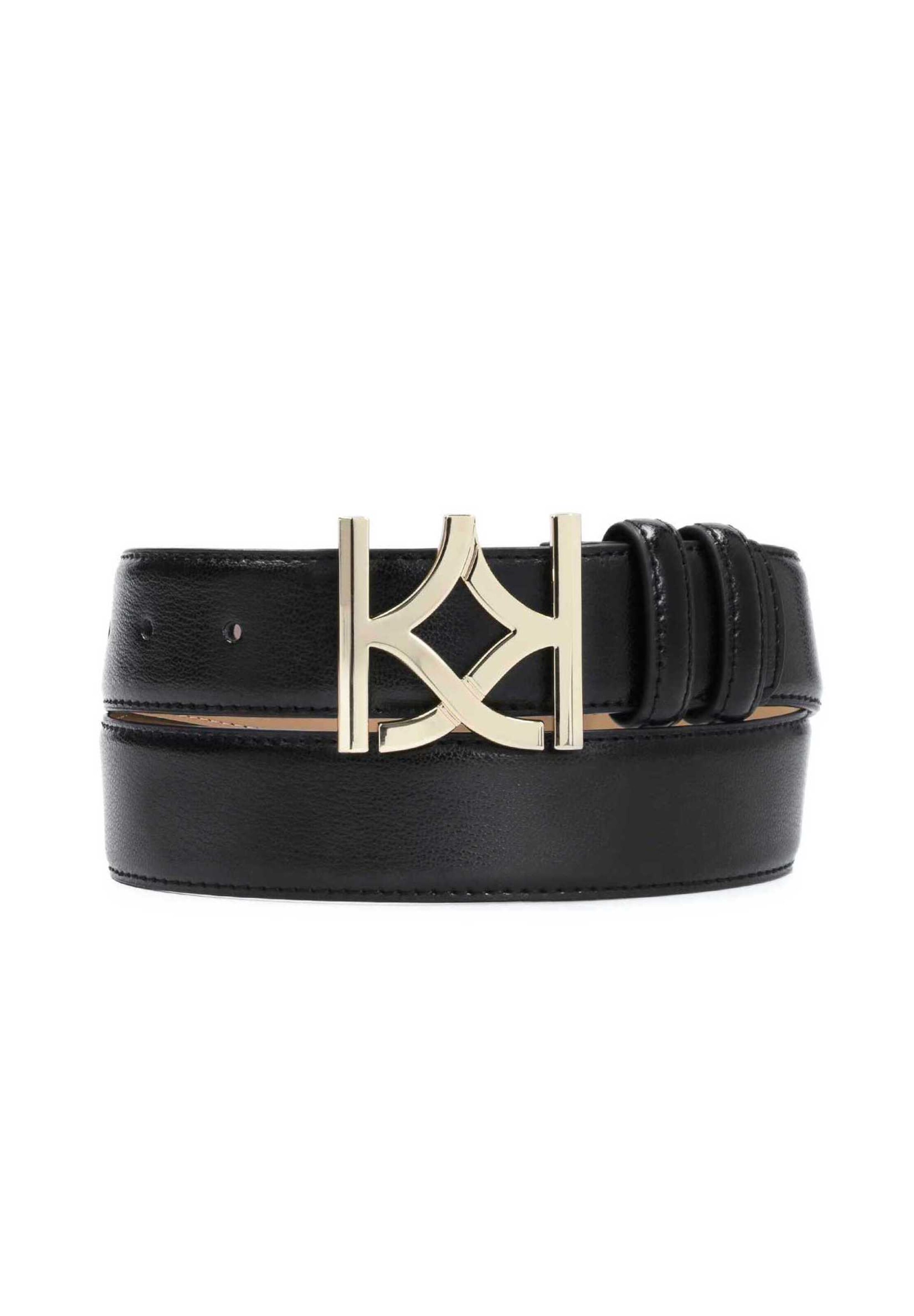 Ceinture Kazar en noir : devant