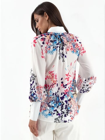 Chemisier MSN Collection en blanc