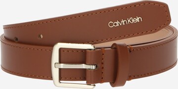 Calvin Klein Opasky - Hnedá: predná strana