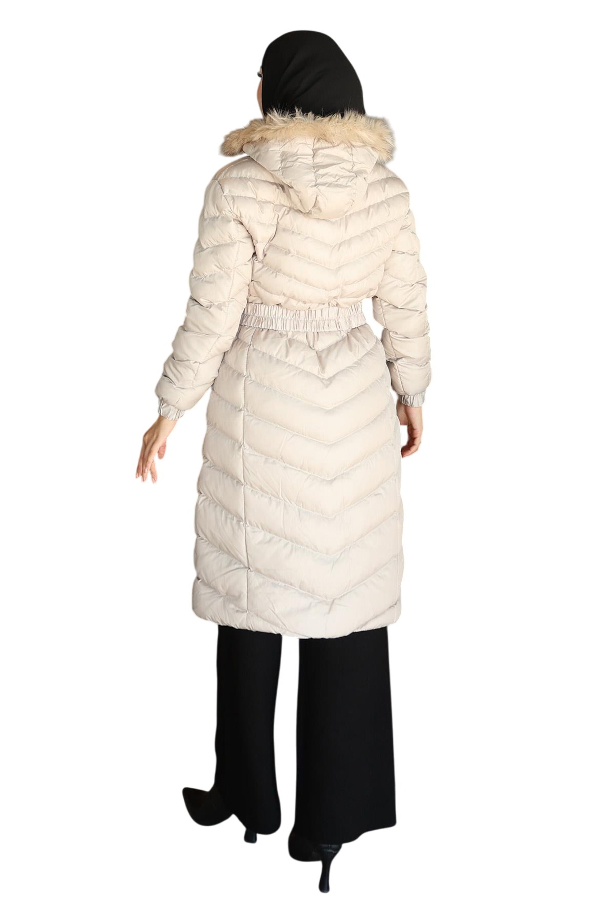 MODAMIHRAM Winter Coat in Beige