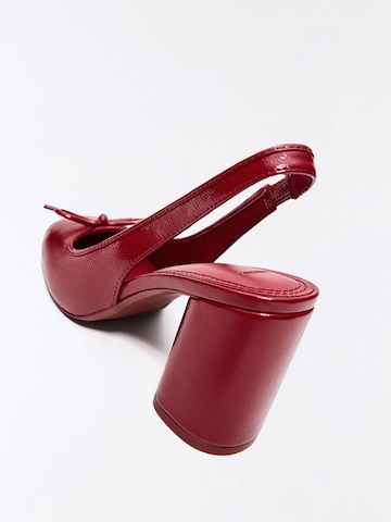 Bershka Sling körömcipők - piros