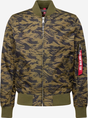 ALPHA INDUSTRIES Between-season jacket in Green: front