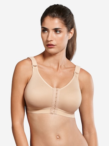 ANITA Minimiser Bra 'frontline open Sport' in Beige