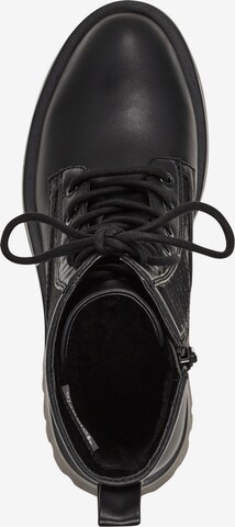 TAMARIS Lace-Up Ankle Boots in Black