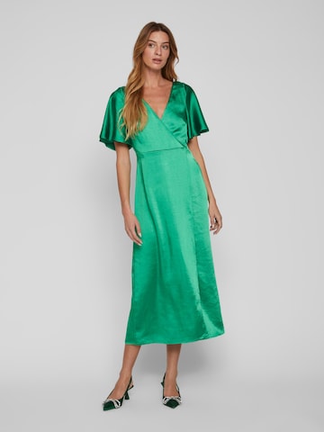 VILA فستان سهرة 'Sateeny' بلون أخضر: الأمام